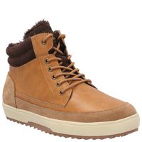 Botín Zapatilla Cuero Niño Slalom Café