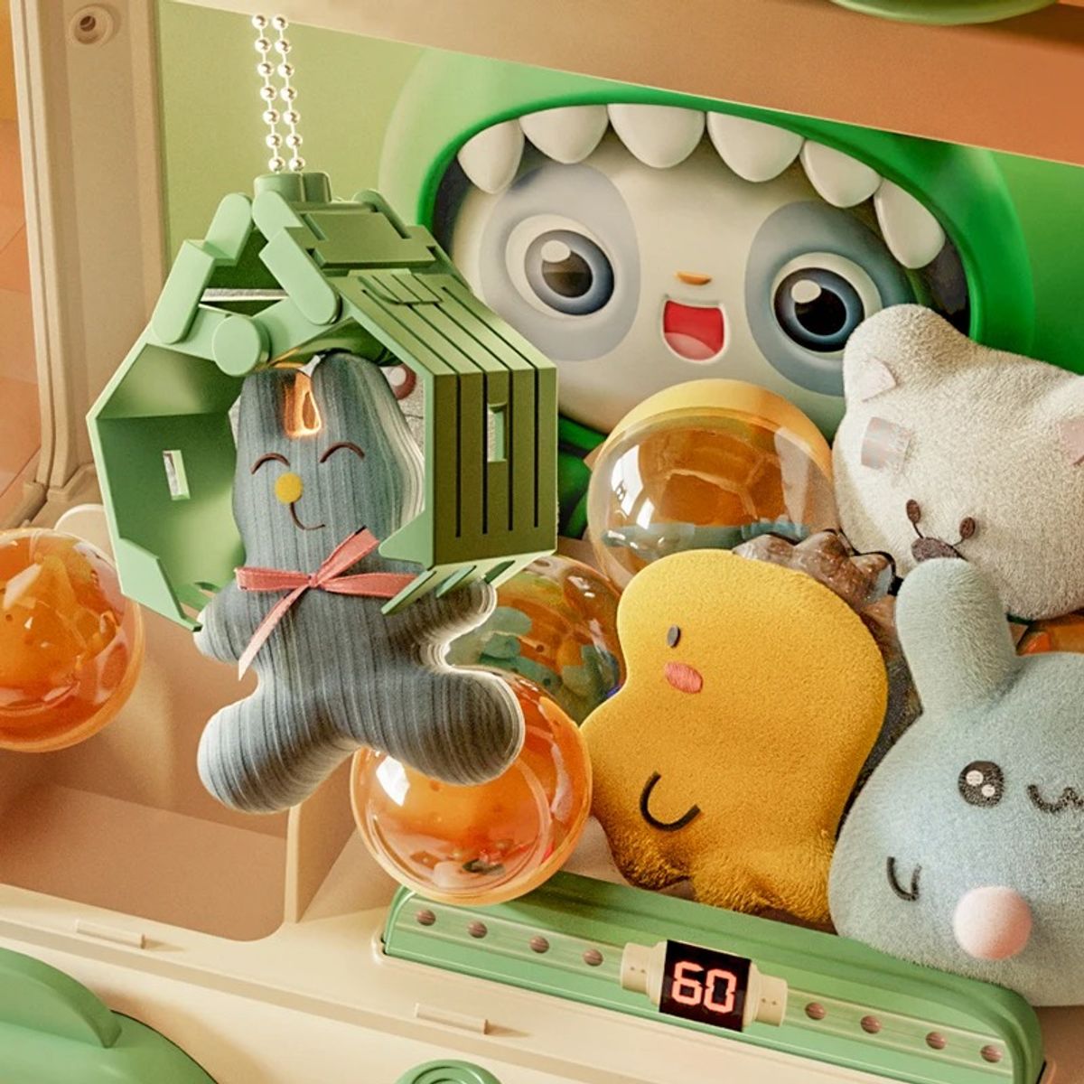 GENERICO - Maquina expendedora agarre Taodudu crane machine VERDE