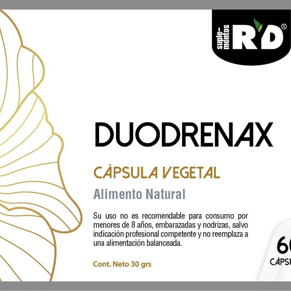 GENERICO - Duodrenax circulacion 60 Capsulas RYD