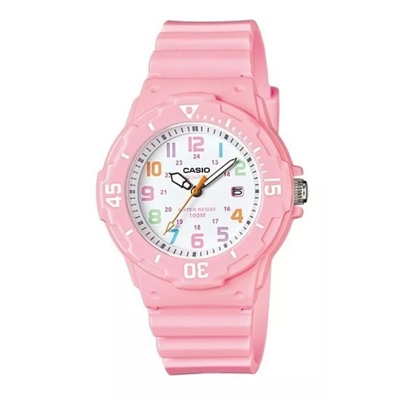 CASIO - Reloj De Pulsera Para Dama Casio Lrw-200h-4b Original Rosa