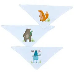 TUYO PRINT - Set 3 Baberos - Bandanas - Alce -