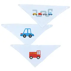 TUYO PRINT - Set 3 Baberos - Bandanas - Autopista -