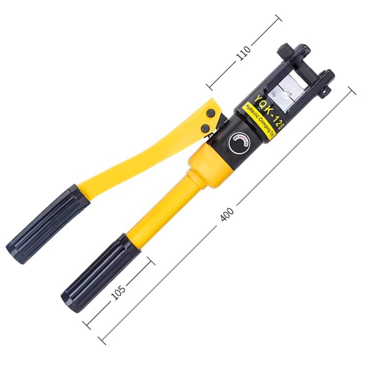 SOLIOT - Alicate Aprieta Terminales Prensa Hidraulica Yqk-120