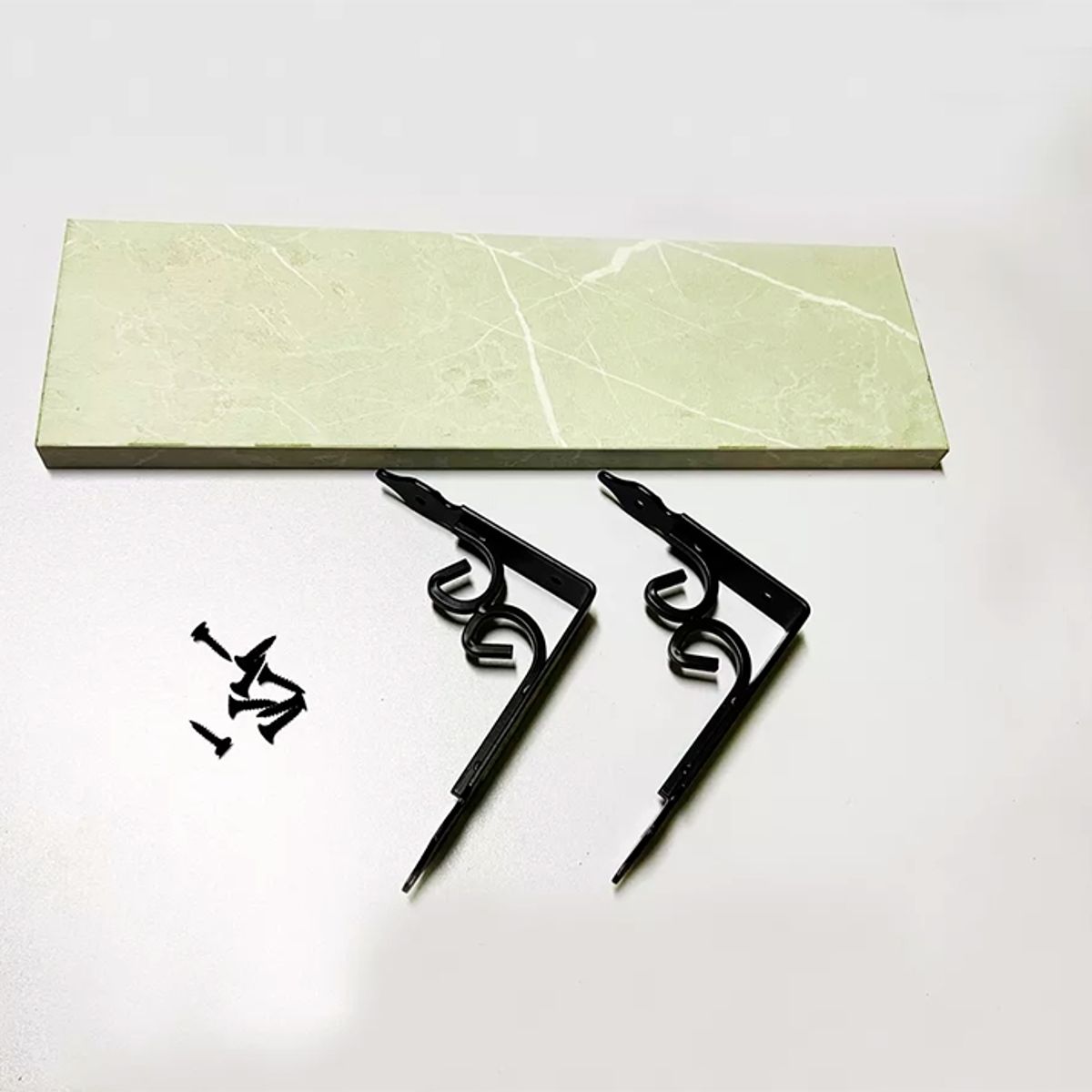 GENERICO - Repisa Decoración Para Cuadro Cn Escuadra 40x12cm Cantera