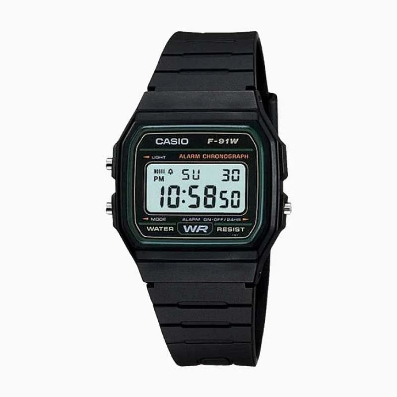 CASIO - Reloj De Pulsera Casio Collection F-91w-3 Con Luz Nocturna