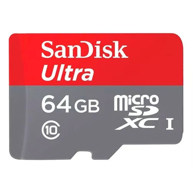 SANDISK - Tarjeta De Memoria Microsd Sandisk Ultra De 64 Gb, Clase 10