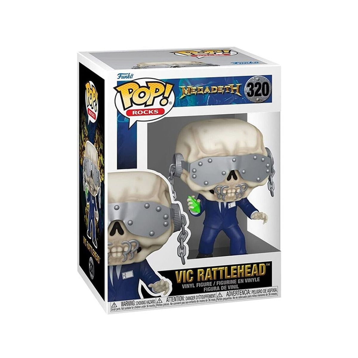 FUNKO - Funko Pop Rocks Megadeth Vic Rattlehead