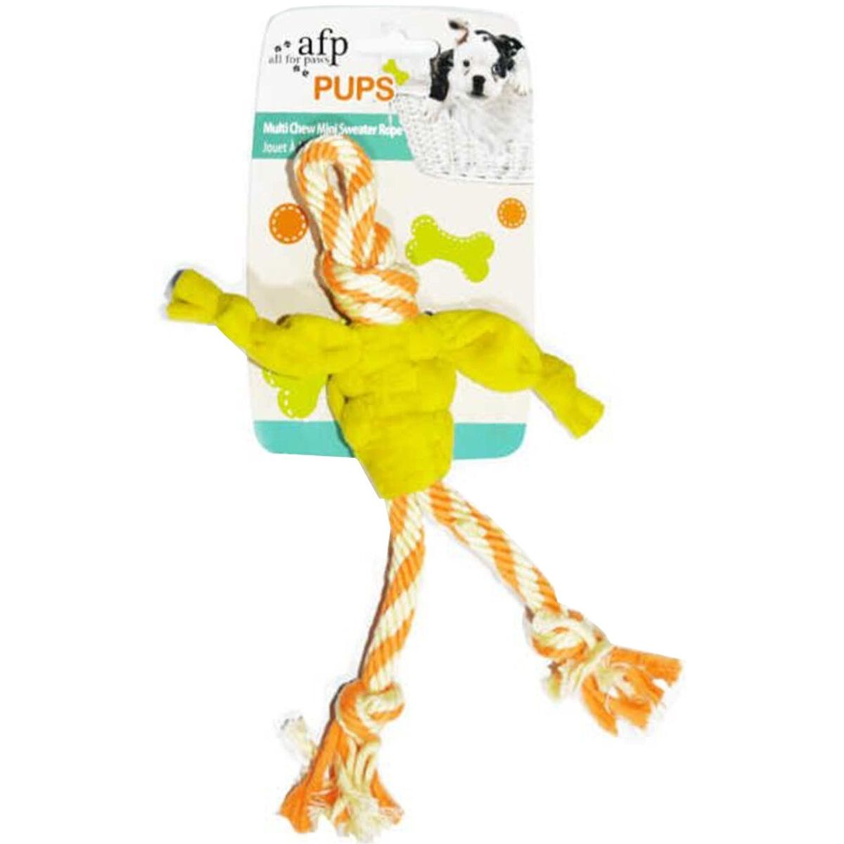 GENERICO - Juguete AFP Pups Cuerda Suave para Perro