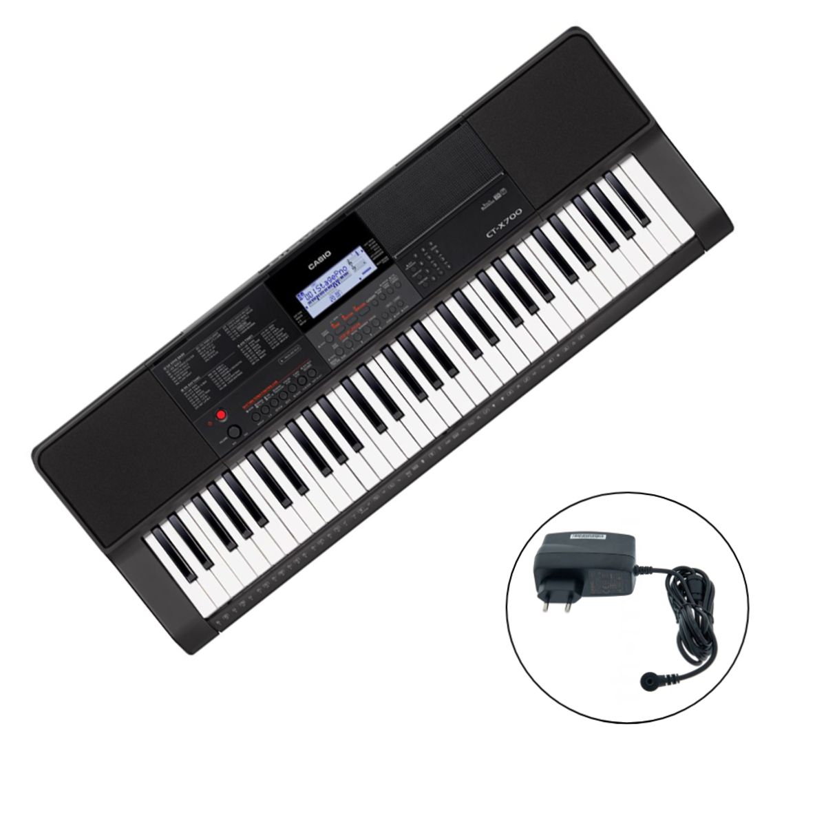 CASIO - Teclado Casio 61 Teclas CT-X700C2 INCLUYE ADAPTADOR ORIGINAL