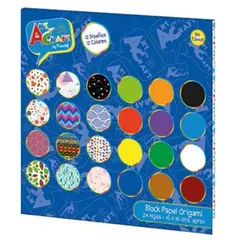 ART AND CRAFT - Block papel lustre 16x16 origami colores y diseños