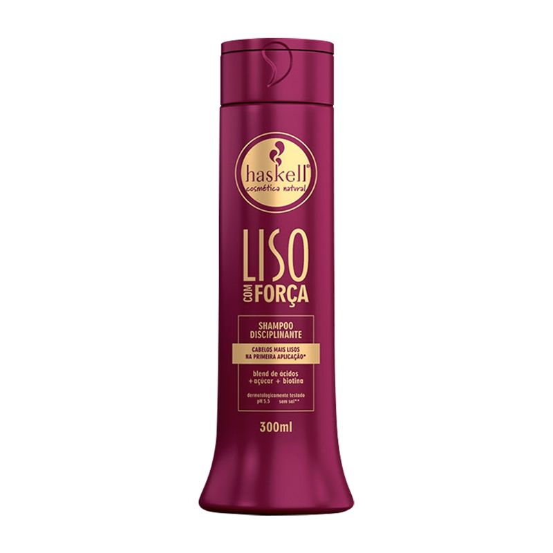 HASKELL - Shampoo Liso com Forca Haskell 300 Ml.