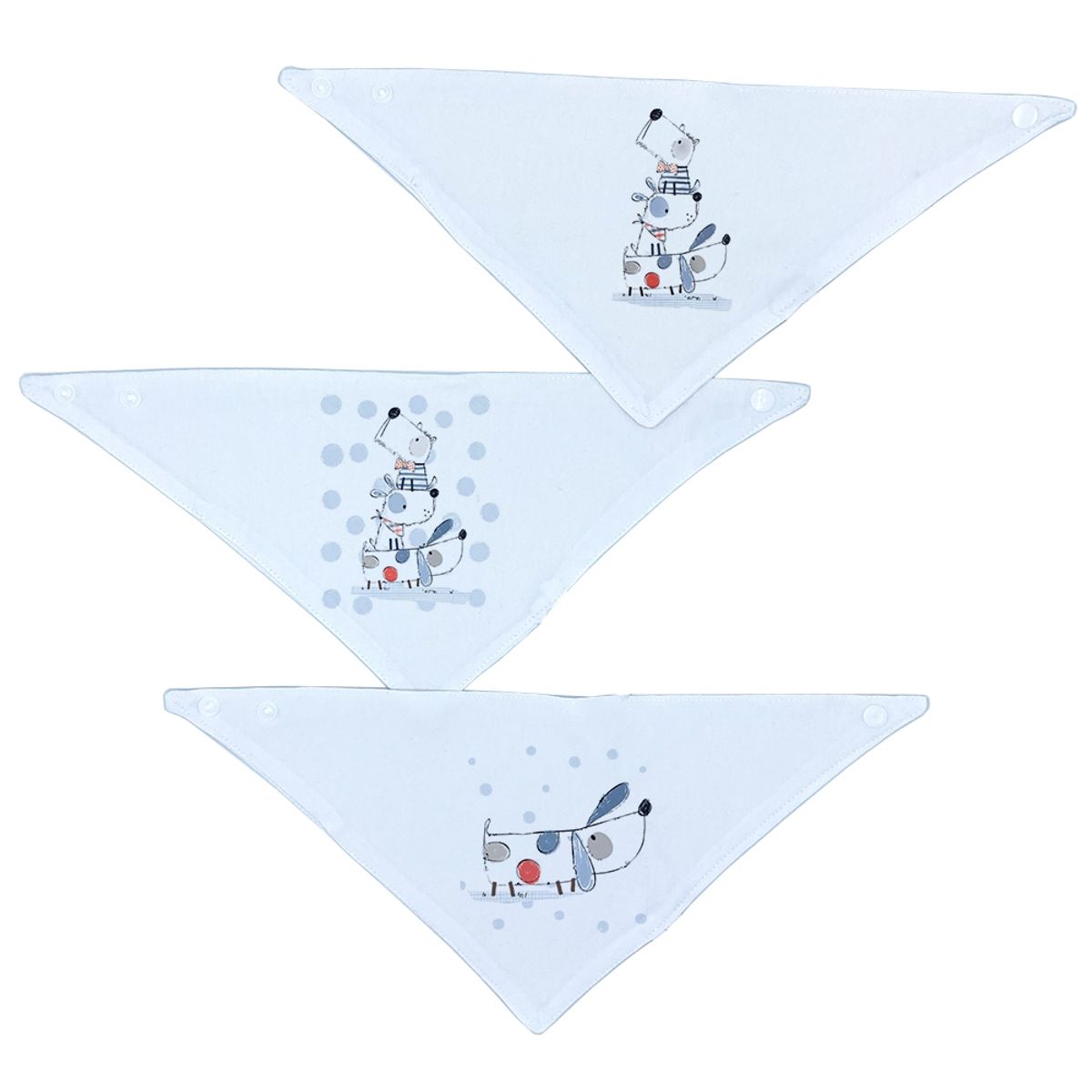 TUYO PRINT - Set 3 Baberos - Bandanas - Dogs - Tuyo Print