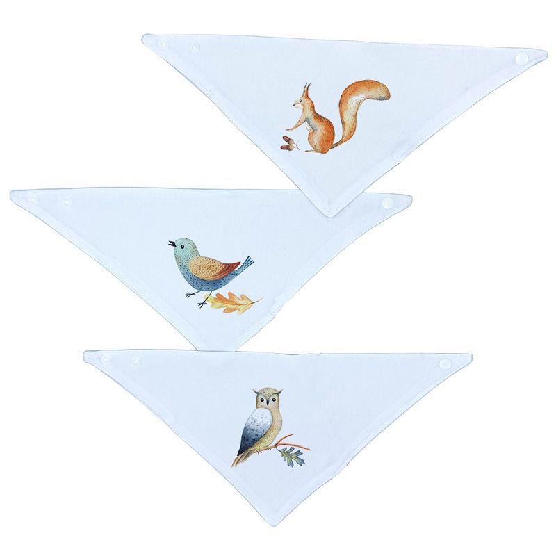 TUYO PRINT - Set 3 Baberos - Bandanas - Forest - Tuyo Print
