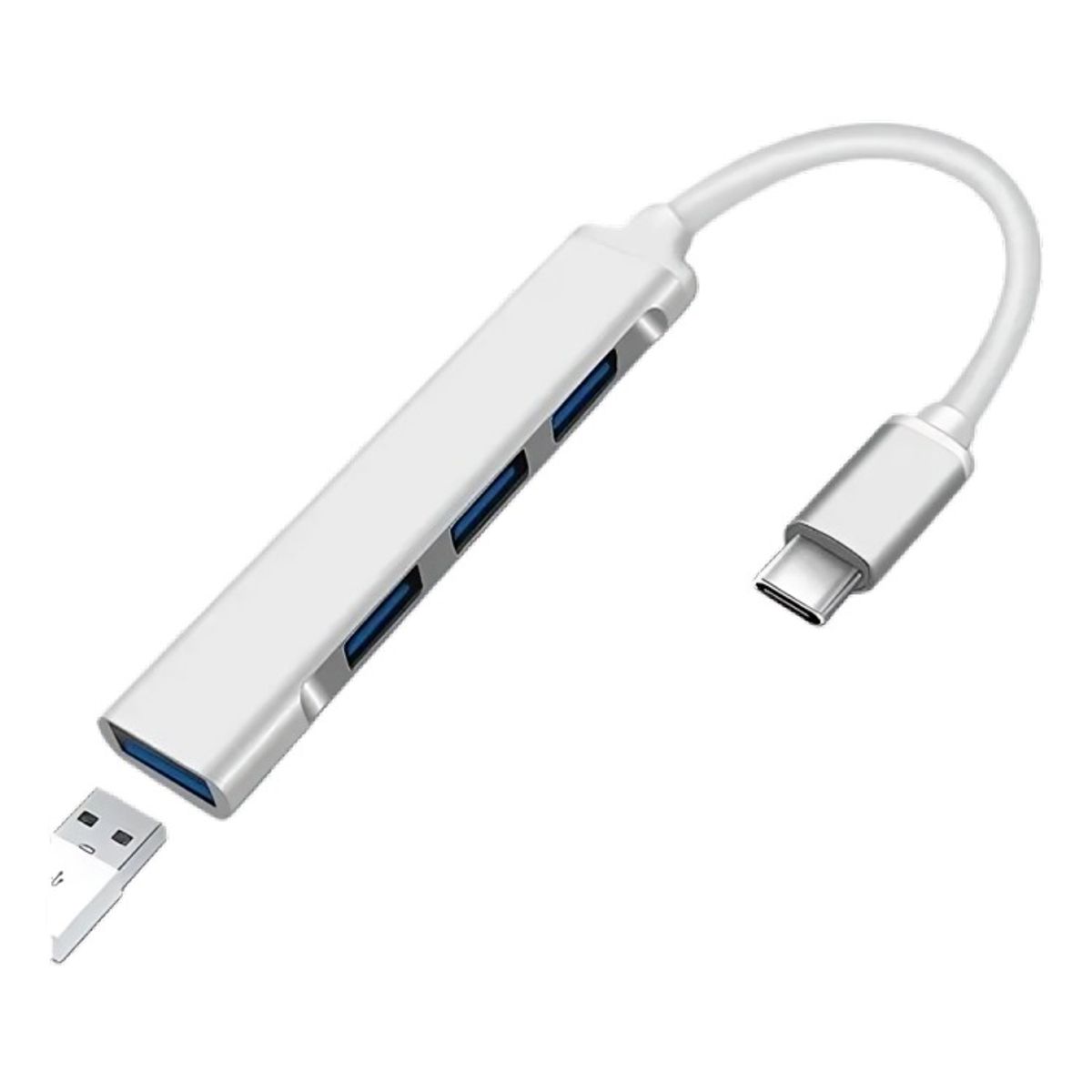 OEM - Adaptador Usb Hub Tipo C 4 X Usb 3.0 4 En 1