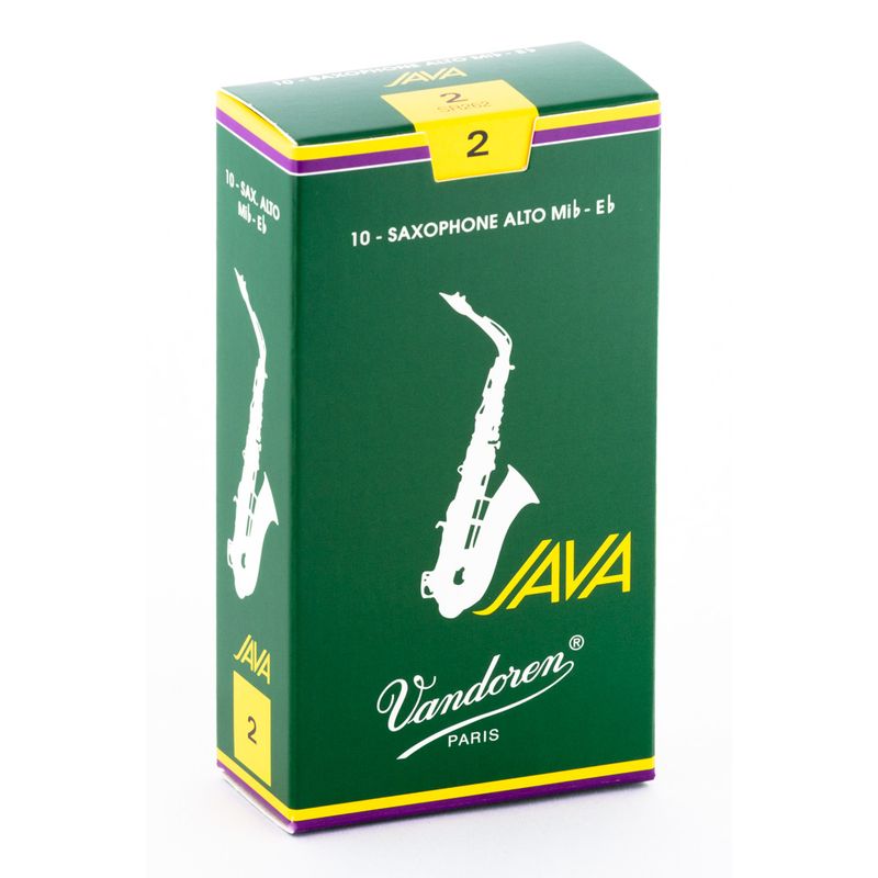 VANDOREN - Cajas de cañas Saxo Alto JAVA Nº2.0 SR262 Vandoren