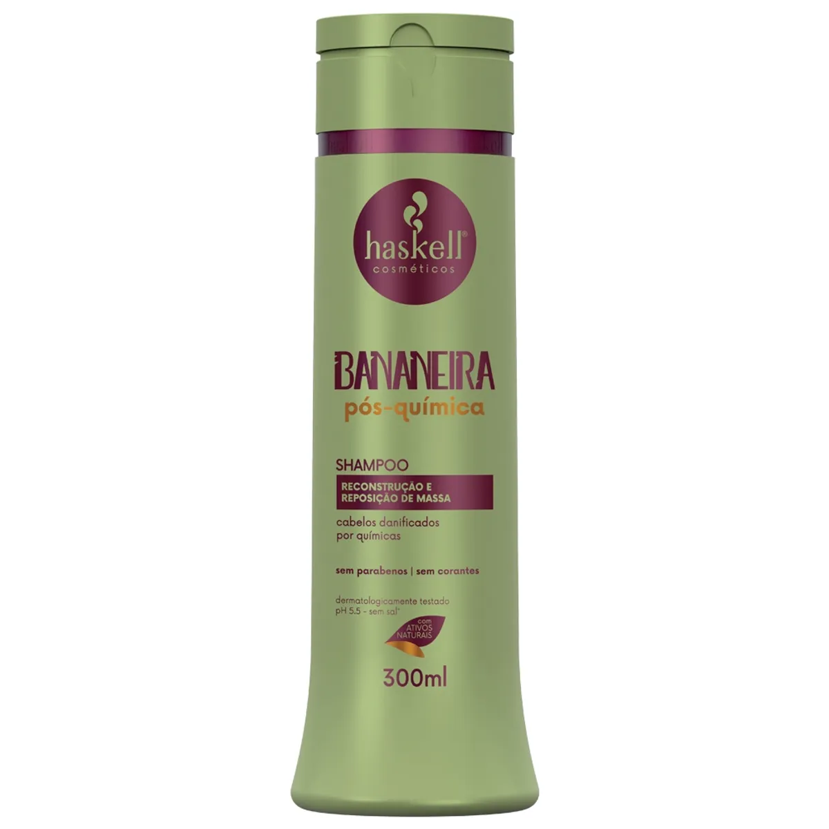 HASKELL - Shampoo Post Química Bananeira Haskell 300 Ml.