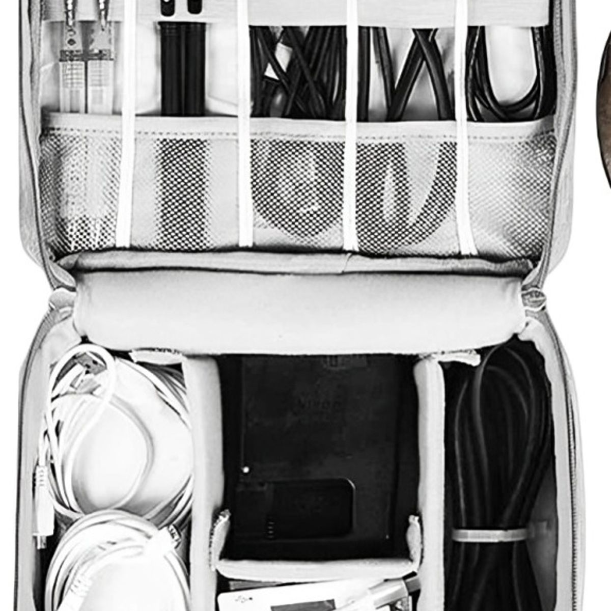 OEM - Bolso Organizador De Cables Y Accesorios Usb Viajero