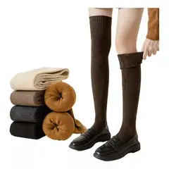 EVERSO - Pack 12 Medias Bucaneras Calcetines Largas Sobre La Rodilla
