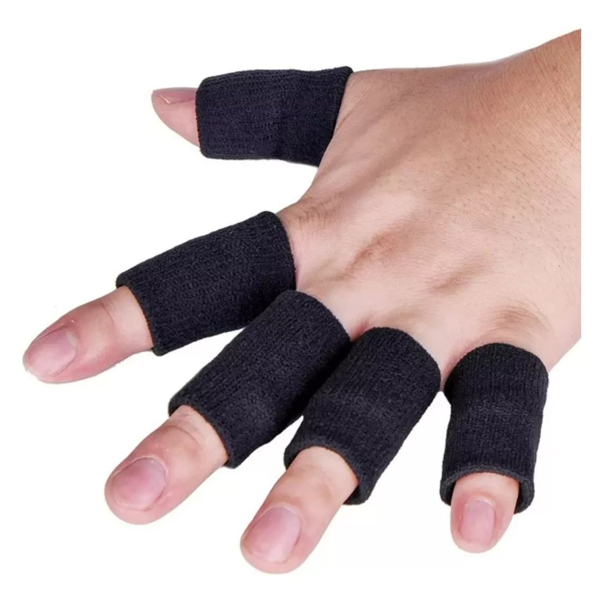 GENERICO - 10 Protector De Dedos Deporte Soporte Elástico Vendas Basket