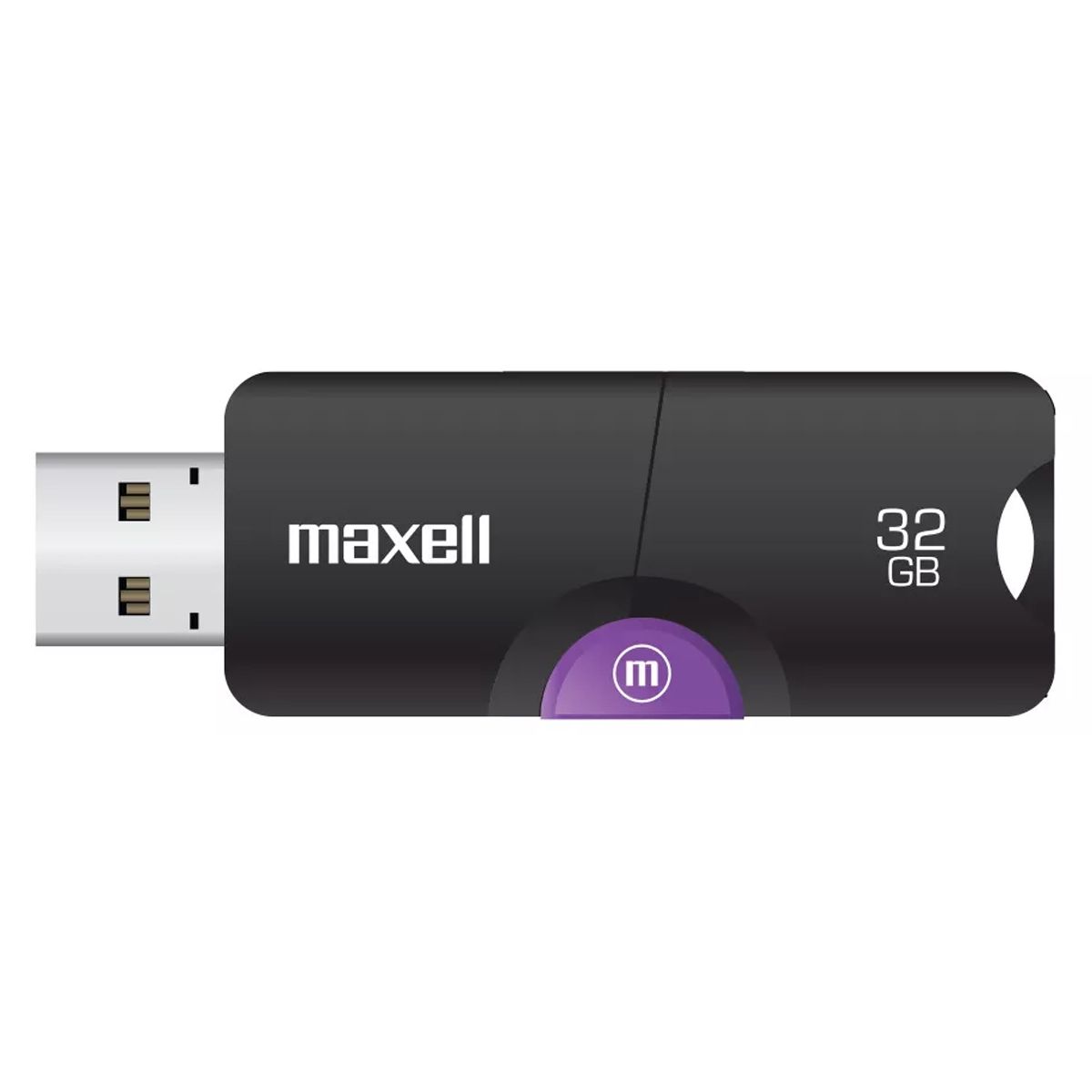 GENERICO - Pendrive Maxell Usb Flix 32gb 3.0 Negro/ Morado Color Negro
