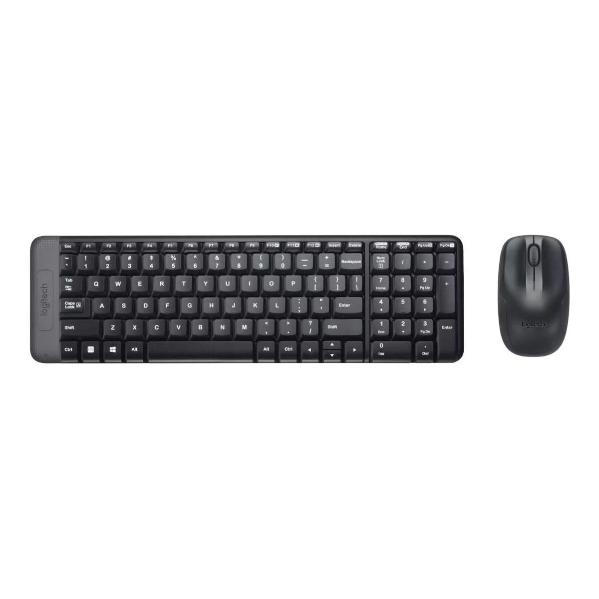GENERICO - Kit Teclado Y Mouse Inalambrico Logitech Mk220 Color del teclado Negro