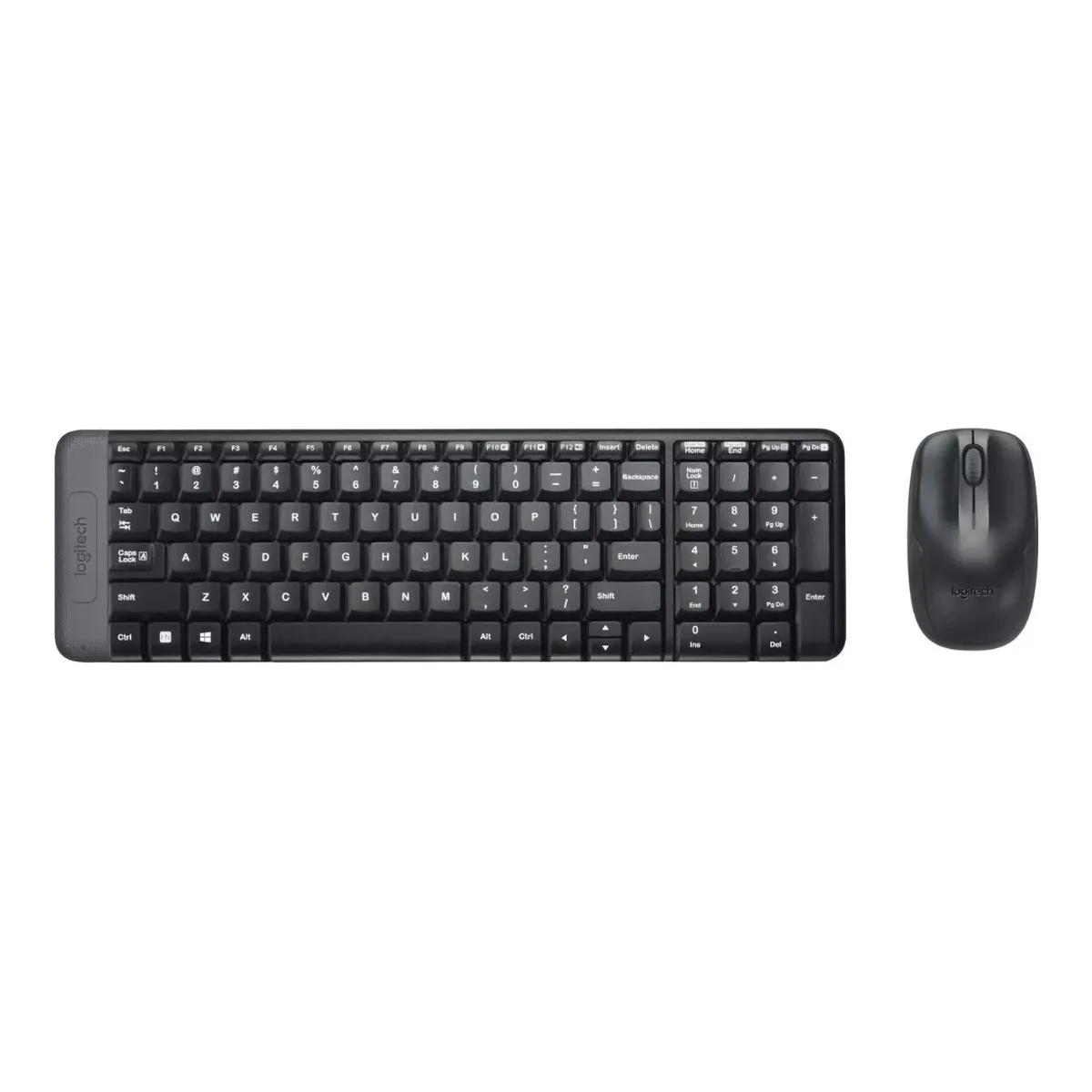 GENERICO - Kit Teclado Y Mouse Inalambrico Logitech Mk220 Color del teclado Negro