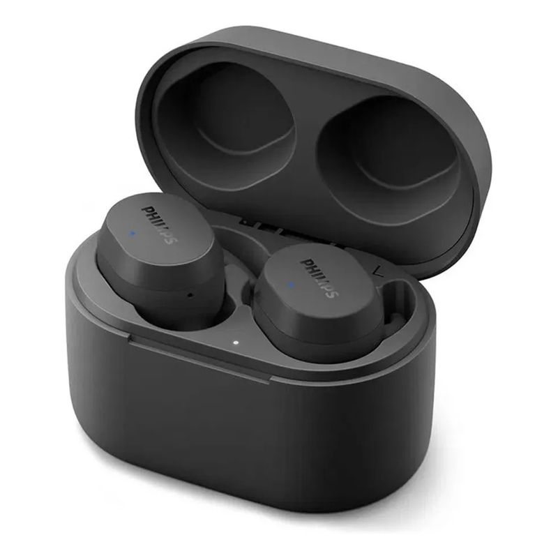 PHILIPS - Audífono Bluetooth Philips Tat3216 Color Negro Luz Blanco