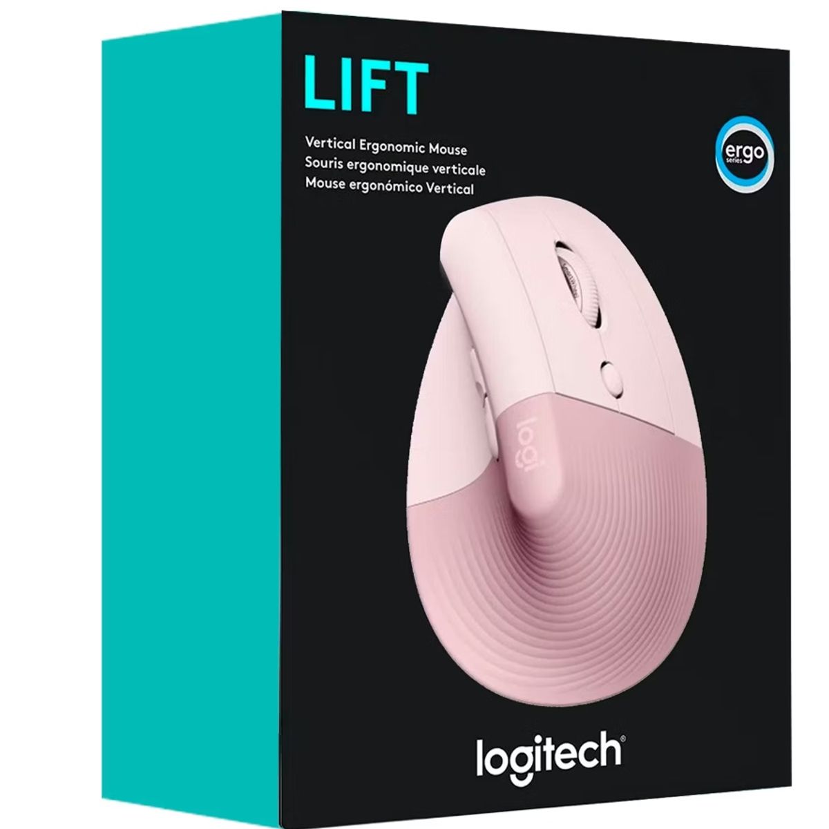 LOGITECH - Mouse Bluetooth Logitech Ergonomic Lift Vertical Rose