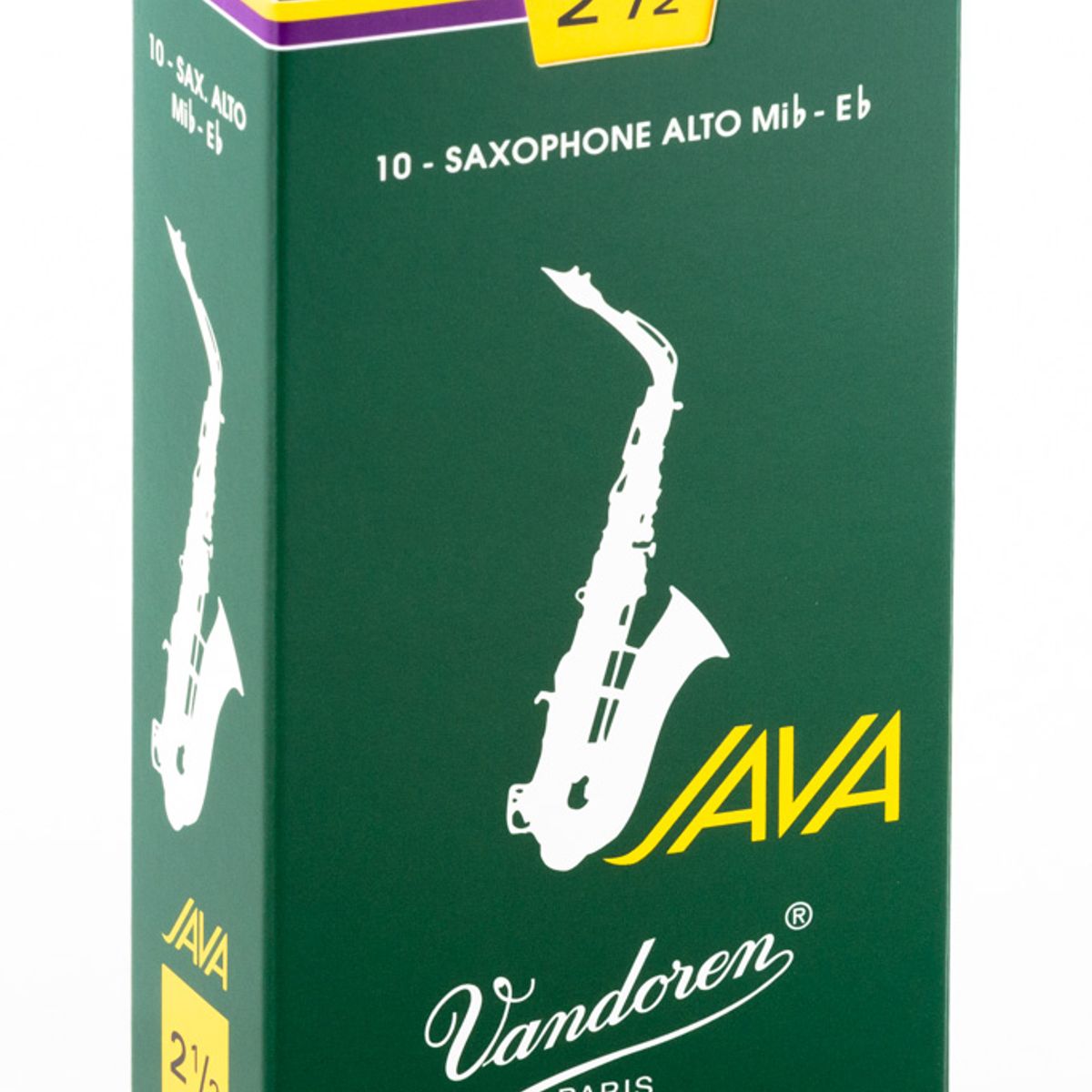 VANDOREN - Cajas de cañas Saxo Alto JAVA Nº2.5 SR2625 Vandoren