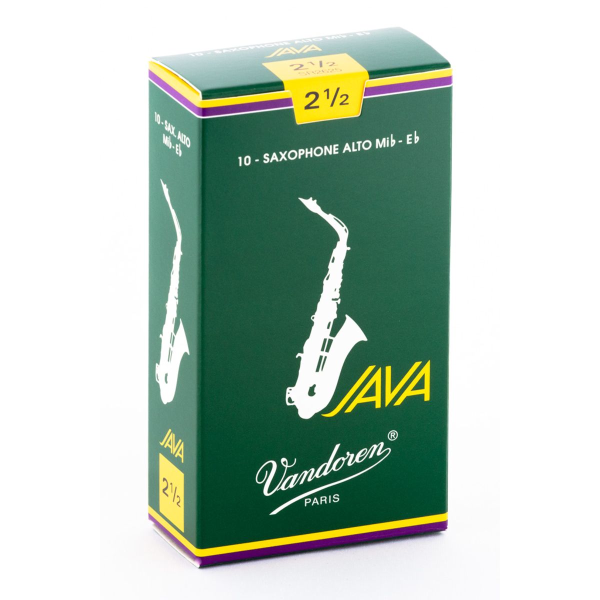 VANDOREN - Cajas de cañas Saxo Alto JAVA Nº2.5 SR2625 Vandoren