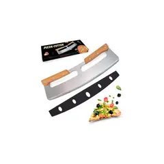 GENERICO - Cortador De Pizza Profesional Doble Mango 35 Cm Premium