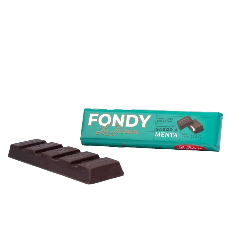 LA IBERICA - CHOCOLATE BARRA BITTER MENTA 50G LA IBÉRICA