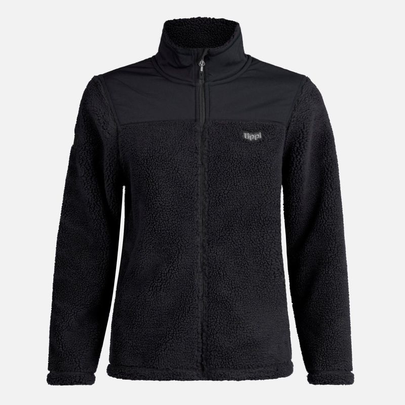 LIPPI - Chaqueta Mujer Glaciar Sherpa Pro Jacket Negro Lippi
