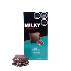 LA IBERICA - CHOCOLATE EN BARRA MILKY PECANAS 100G LA IBÉRICA