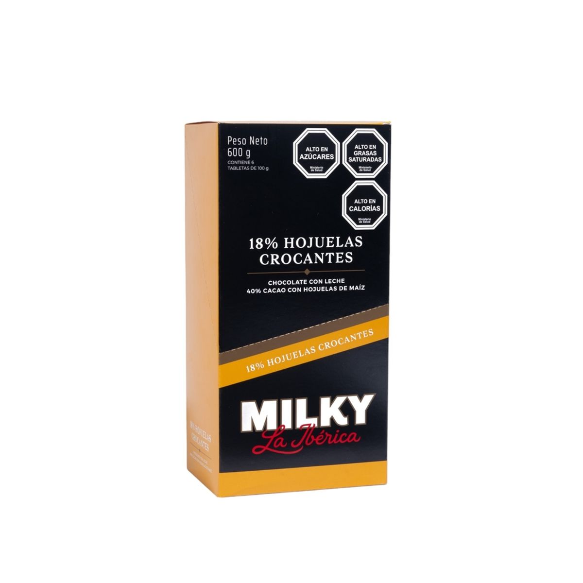 LA IBERICA - PACK X 6 MILKY HOJUELAS CROCANTES 100G LA IBÉRICA