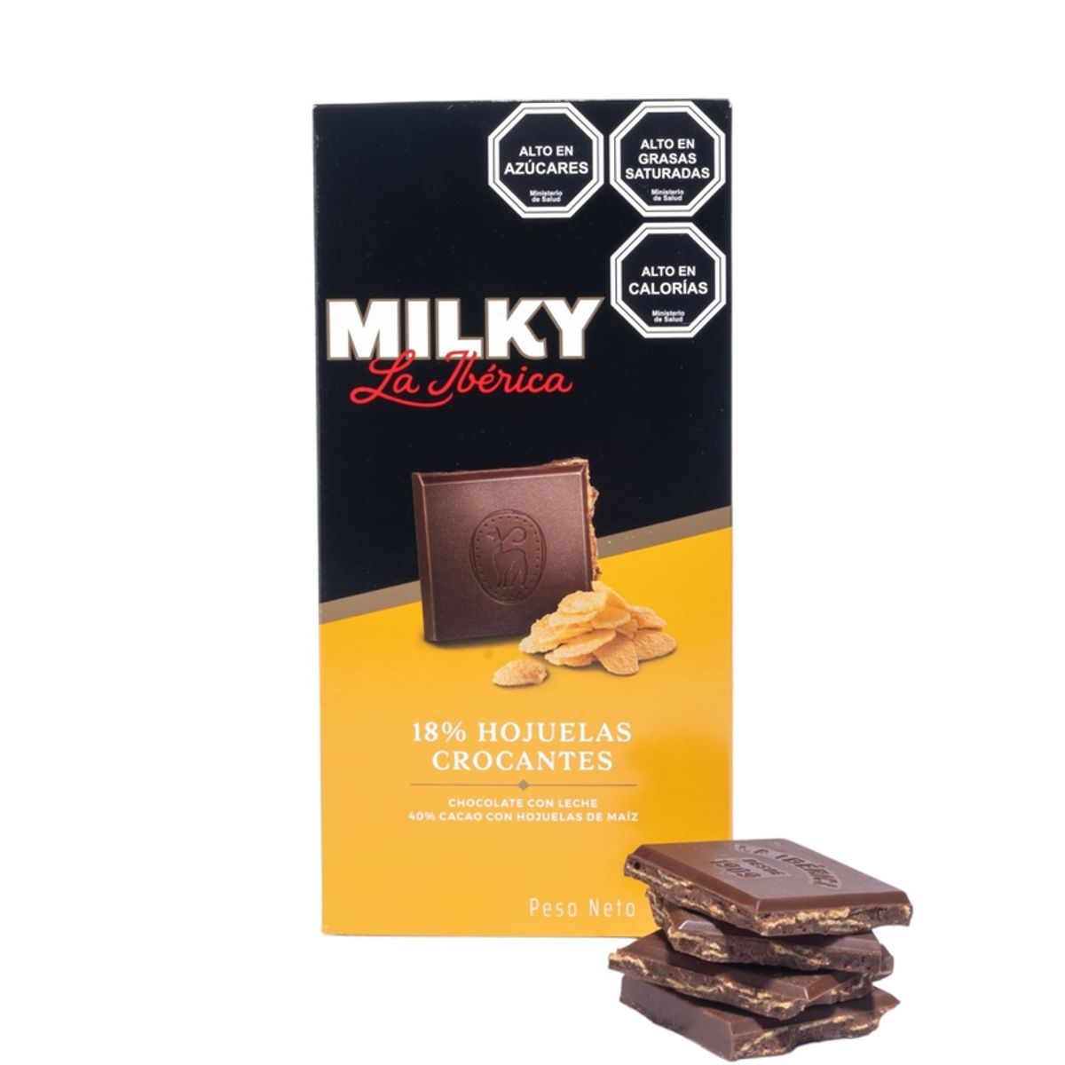 LA IBERICA - PACK X 12 MILKY HOJUELAS CROCANTES 100G LA IBÉRICA