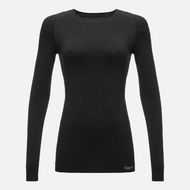 LIPPI - Primera Capa Mujer  Skintec 2000 Seamless Top Negro Lippi