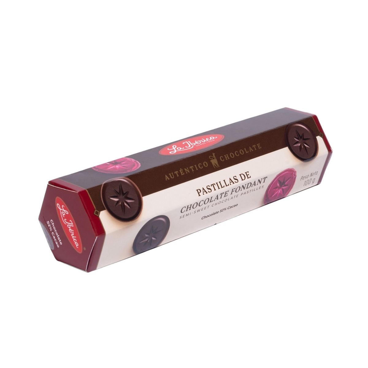 LA IBERICA - MONEDAS DE CHOCOLATE BITTER 52% CACAO 100G LA IBÉRICA