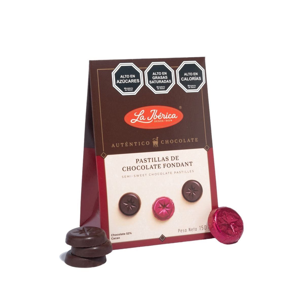 LA IBERICA - MONEDAS DE CHOCOLATE BITTER 52% CACAO 150G LA IBÉRICA