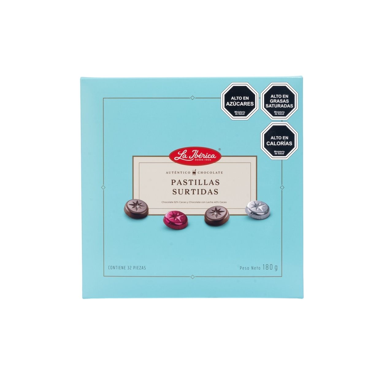 LA IBERICA - CAJA DE MONEDAS DE CHOCOLATE SURTIDAS 180G LA IBÉRICA