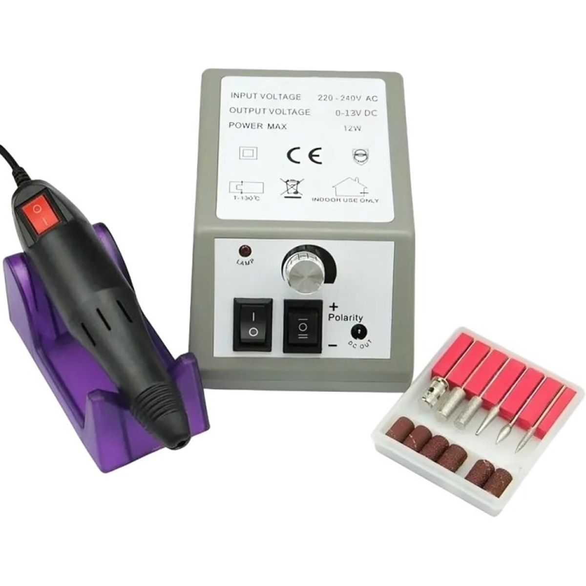 OEM - Set Torno Profesional Para Uñas Acrílicas Manicure Pedicure