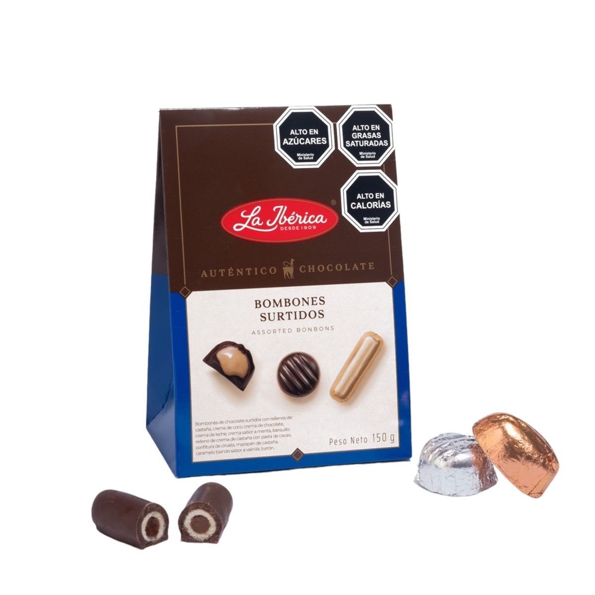LA IBERICA - BOMBONES SURTIDOS DE CHOCOLATE 150G LA IBÉRICA