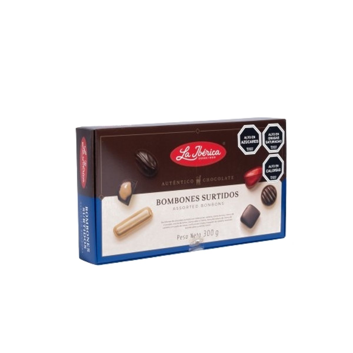 LA IBERICA - PACK X 5 BOMBONES SURTIDOS DE CHOCOLATE 300G LA IBÉRICA