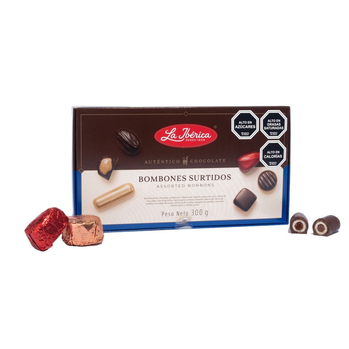 LA IBERICA - BOMBONES SURTIDOS DE CHOCOLATE 300G LA IBÉRICA