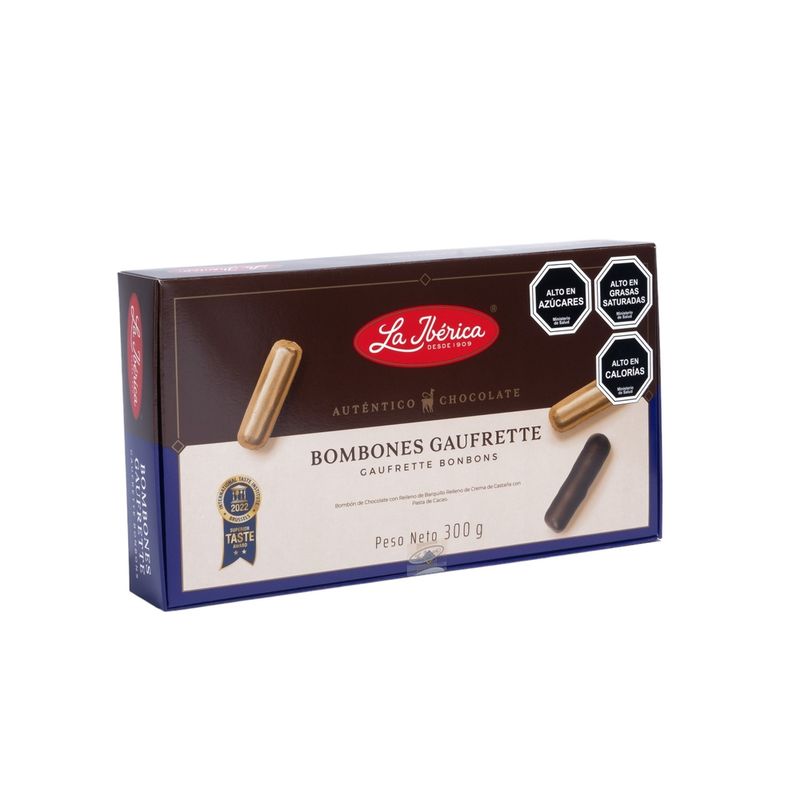 LA IBERICA - CAJA BOMBONES DE CHOCOLATE GAUFRETTE 300G