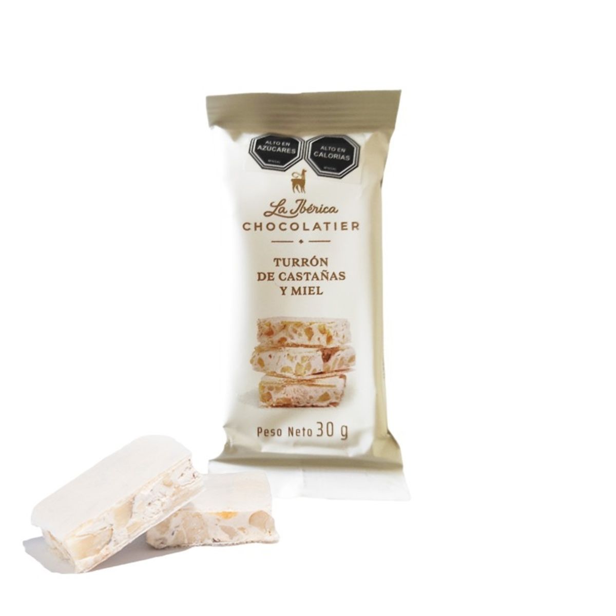 LA IBERICA - PACK X12 TURRÓN DE CASTAÑAS 30G LA IBÉRICA