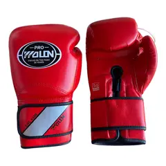 GYMHOME - Guantes de Box Cuero Premium Rojo Wolon T-14