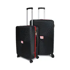 WILSON - Pack 2 Maletas M-L Pulsar negra