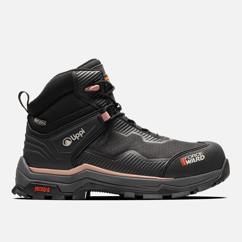LIPPI - ZAPATO SEGURIDAD LIPPI PRO WORK MUJER STRATOS MID PALO ROSA
