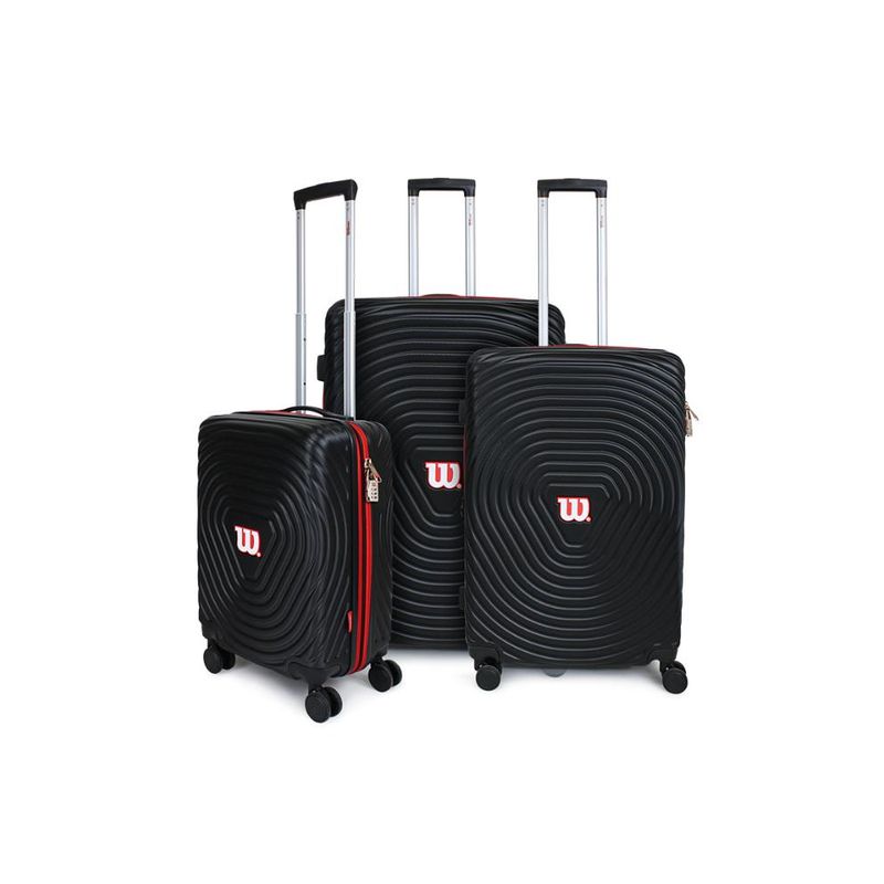 WILSON - Set 3 maletas Pulsar negra S+M+L Wilson